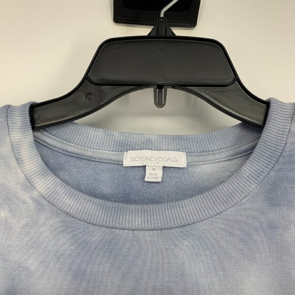 Beyond Yoga Pullover Day to Day Lounge Around Blue Tie Dye - Picture 5 of 12